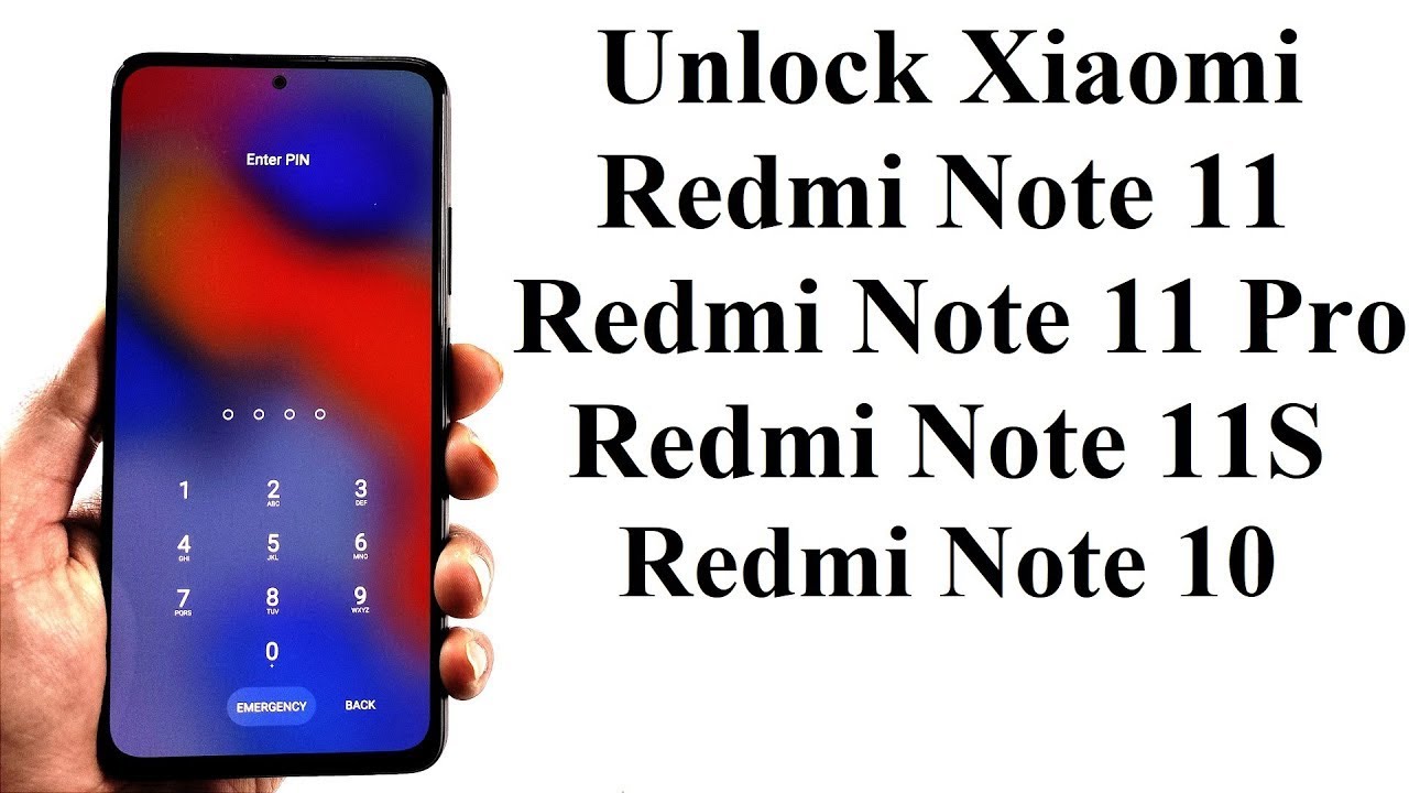 Как разблокировать xiaomi redmi note