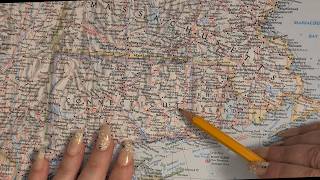 ASMR ~ Connecticut, USA History & Geography ~ Soft Spoken Map Tracing Google Earth screenshot 1