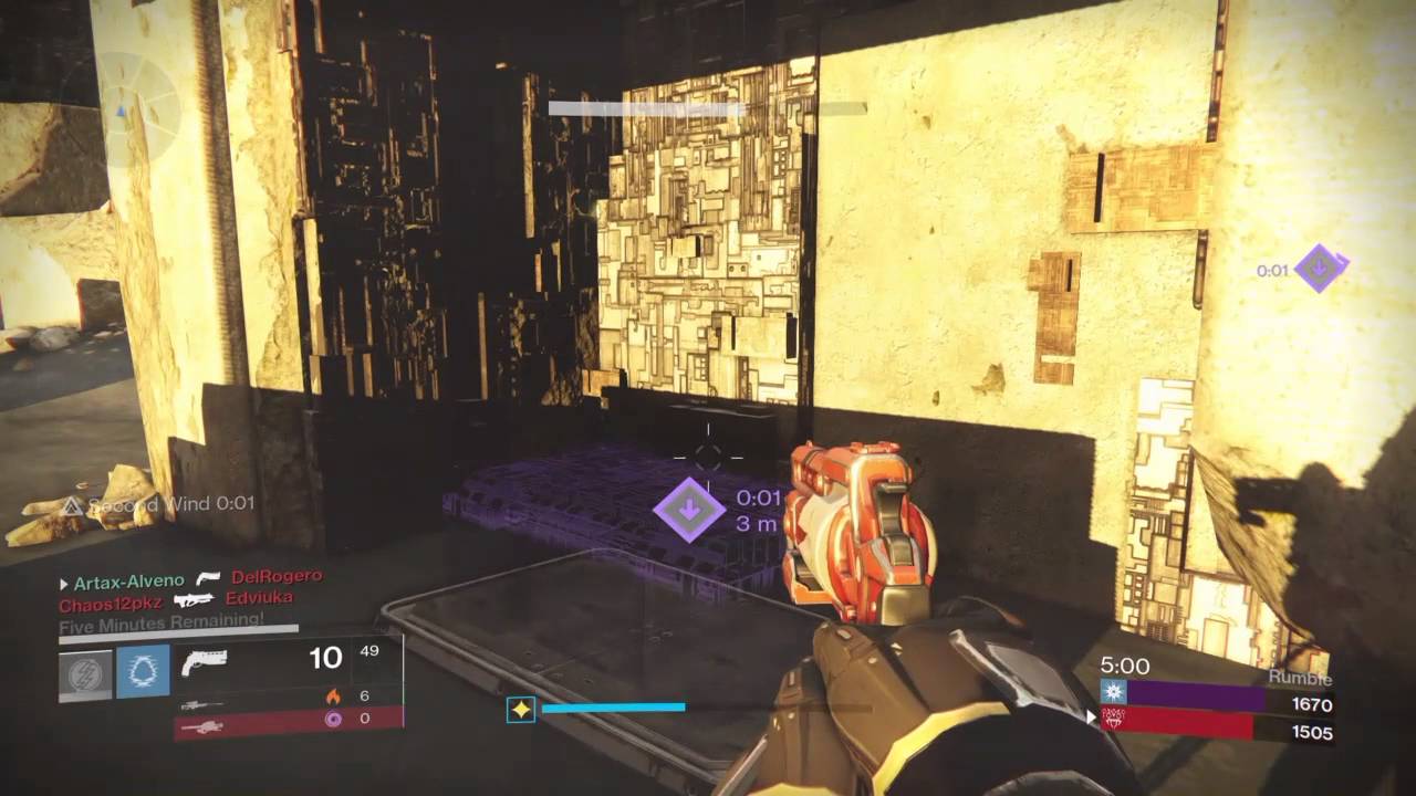 Destiny playing crucible rumble with Lord High Fixer