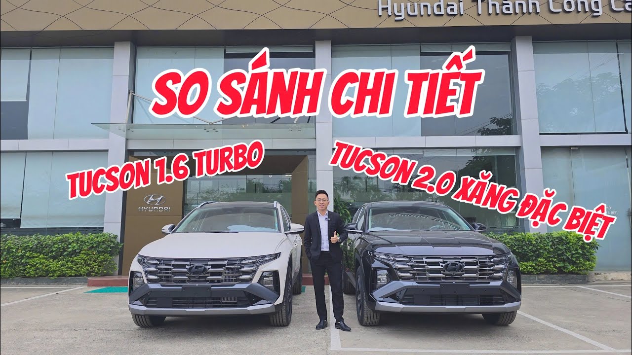 ✅Review So sánh chi tiết Hyundai Tucson 1.6 Turbo & Hyundai Tucson 2.0 Xăng Đặc Biệt 2025