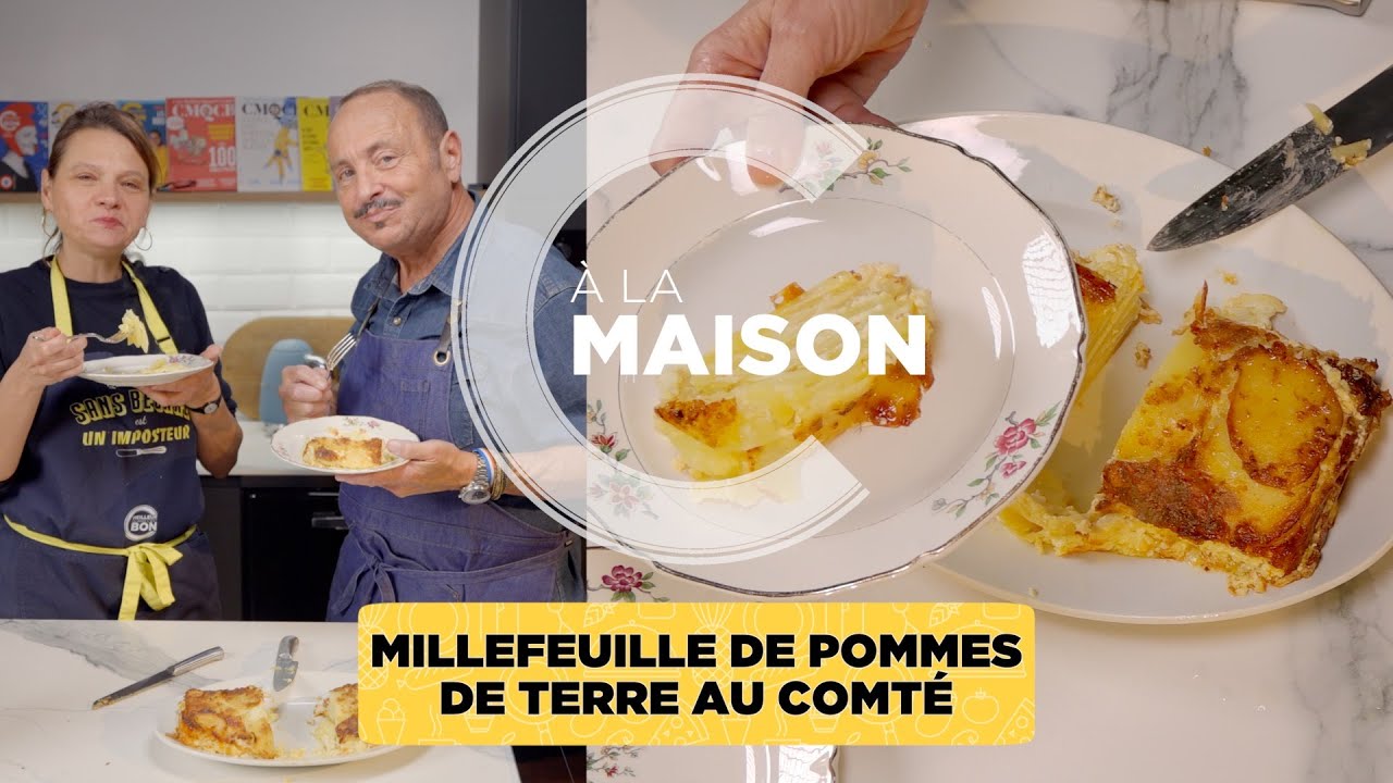 Millefeuille de pommes de terre au comté