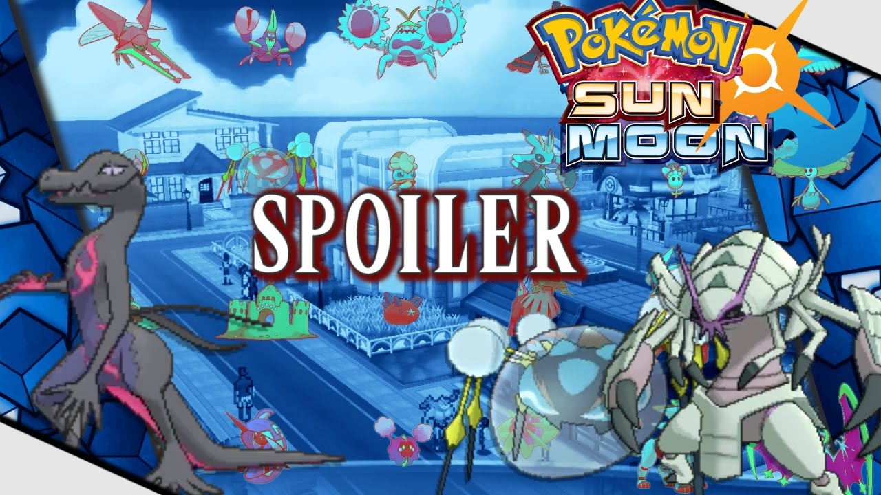 Pokemon Sun and Moon All Pokemon, all Alolan Forms & Ultra Beasts - YouTube