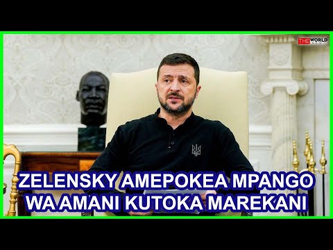 UKRAINE YAPOKEA MPANGO WA AMANI KUTOKA MAREKANI