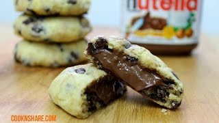 Nutella Chocolate Chip Cookies