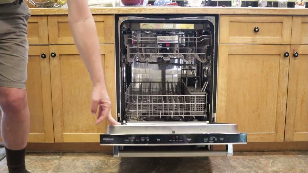 KitchenAid Dishwasher diagnostics and pump repair August 2022 YouTube