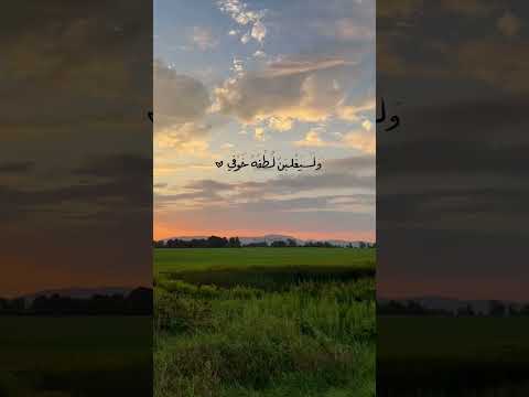 وليغلبن لطفه خوفي