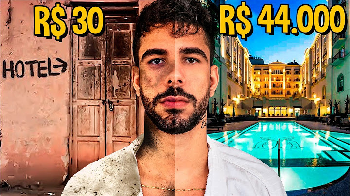 Hotel Mais BARATO vs Hotel Mais CARO do Brasil