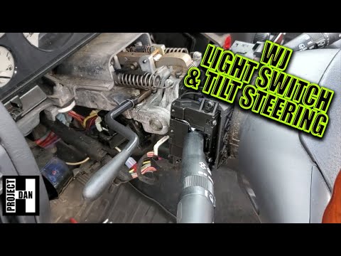 JEEP GRAND CHEROKEE WJ HEADLIGHT SWITCH REPLACEMENT AND TILT STEERING FIX