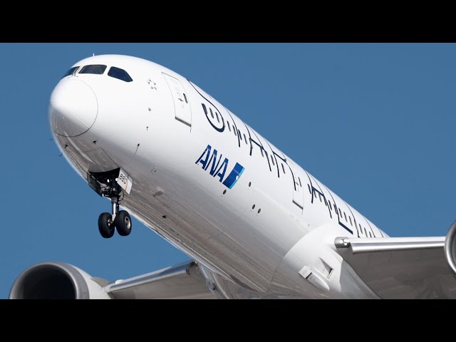 All Nippon Airways (Star Alliance Livery) 787-9 landing at LAX