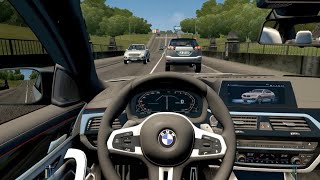 City Car Driving - BMW 530D G30 | Street Racing screenshot 2