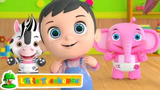 head shoulders knees and toes exercise song little treehouse nursery rhymes songs kids tv