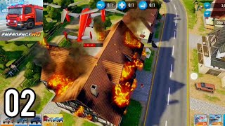 EMERGENCY HQ - firefighter rescue strategy game Mobile Gameplay Walkthrough Part 02 (android, ios) screenshot 4