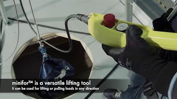 Tracpode + Minifor lifting demonstration video (ENG)