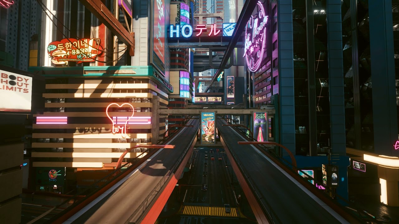 Steam Workshop::Cyberpunk 2077 - Japantown View Live Wallpaper 4K 60fps