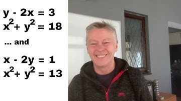 How to solve simultaneous equations by substitution - Q1 - 2