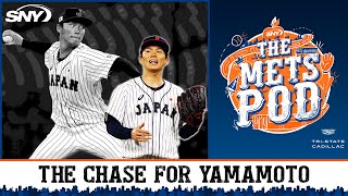 How will the free agent sweepstakes for Yoshinobu Yamamoto play out | The Mets Pod | SNY