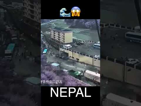 The Unstoppable Power of a Flash Flood in Nepal! 🌊🏚️ #shorts #shortvideo #viral #nepal