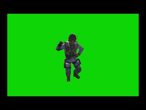 HQ Gmod default dance greenscreen