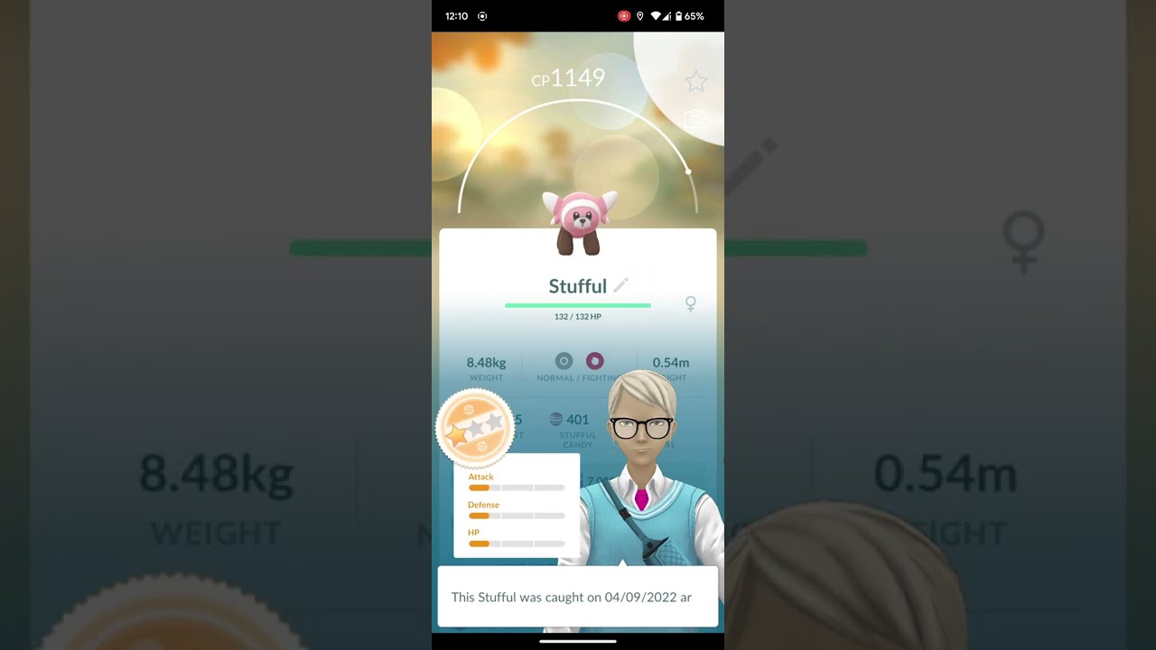 Pokemon GO #66 - Evolve Stufful to Bewear 