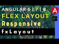 Angular 8 - Flex Layout - Getting started with FxLayout