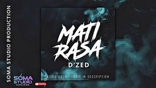 Beginilah Rasa Yang Sudah Mati Rasa  Mati Rasa  Emosional Melodic Rap