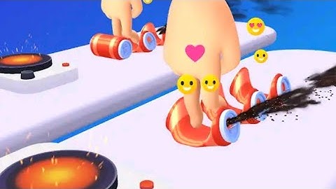 Crushy Fingers MAX LEVEL 🌈🥳 Gameplay All Levels Walkthrough iOS, Android New Game