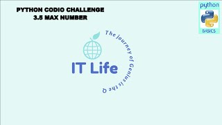 Famous 3.5 Max Number Codio Challenge Wealth