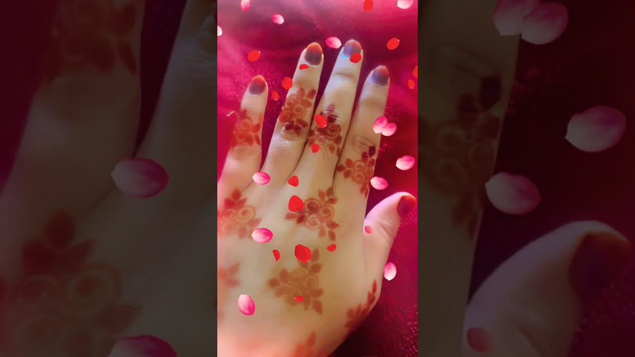 Mehndi design #shaam gulabi song #ytshorts #