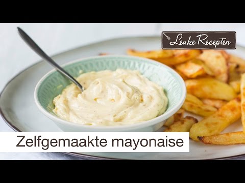 Video: Hoe Maak Je Zelfgemaakte Mayonaisesaus