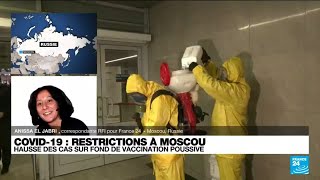 Covid-19 : de nouvelles restrictions à Moscou suite à une hausse spectaculaire des cas