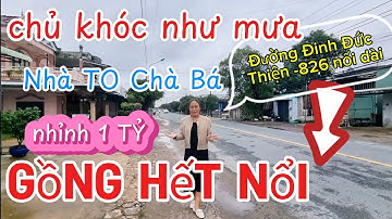 Mưa bão lớn Yagi 🔥 Chủ gồng hết nổi bán lỗ nhà lầu 100m2 giá nhỉnh 1 tỷ sát Đinh Đức Thiện 100m