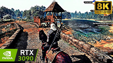 The Witcher 3 - 8K RTX 3090! Photorealistic Reshade MOD! Lifelike Exploration of Nature & Weather