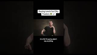 Buying lunch for traders hits different #wallstreet #shorts