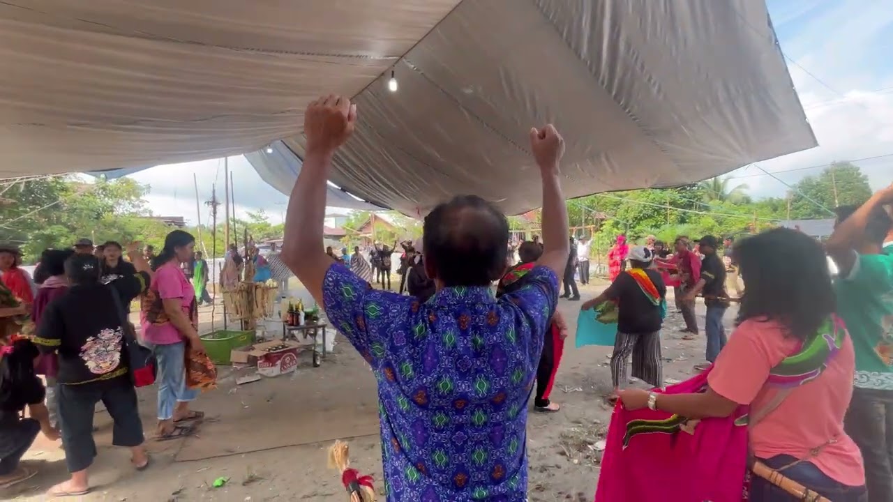Ritual tabuh nyangkean tiwah desa dandang 