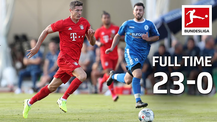 FC Bayern München Goalfest | 23-0 vs. Rottach-Egern