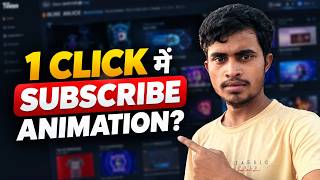 Full बिना Ai, Editing के 1 Click में Subscribe Animation ! ये कैसे बना News