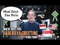 Why this Hari Raya Greeting is shared only in the Southeast Asian Region