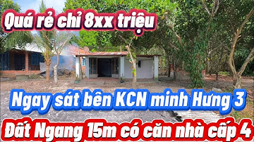 Quá rẻ , căn nhà vườn ngang 15m sát bên kcn Becamex Chơn thành #datnengiare  #batdongsan  #tintuc