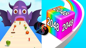 Sandwich Runner VS Jelly Run 2048 - All Levels Gameplay Android iOS Ep 1