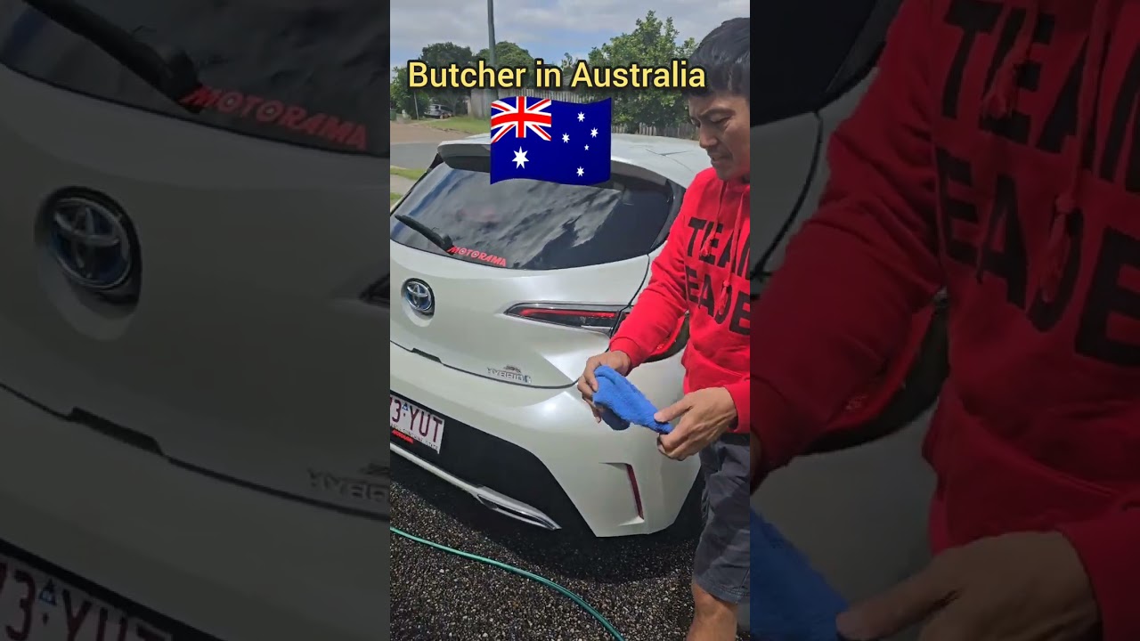 butcher in Australia (1month in jbs he got his new car)