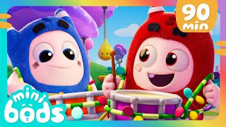 Mini Rock Band | Mini Oddbods | Baby Oddbods | Funny Cartoons For Kids