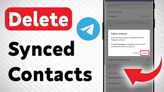 How to Delete Synced Contacts On Telegram (Updated)