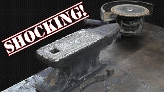 Astonishing Results! Hard Surfacing a Harbor Freight Anvil