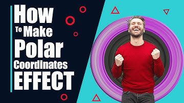 How to make Polar coordinates effects in Photoshop