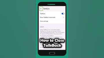 Talkback mode off | Talkback mode on | Talkback button off kaise kare | Talkback Android settings