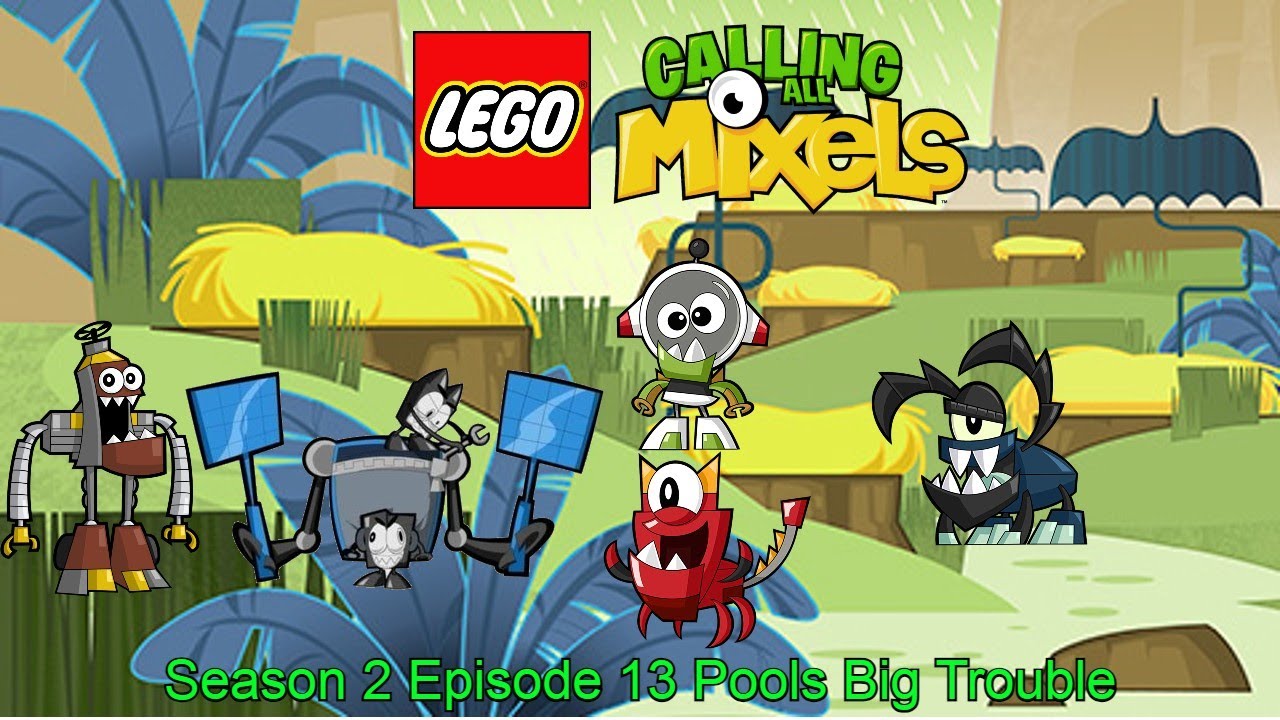 Lego Calling all Mixels S2 Ep13 Pools Big Trouble (Stop Motion)