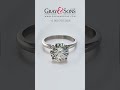 GIA certified round brilliant cut diamond 3.02 CT (L color, Internally Flawless clarity) solitaire