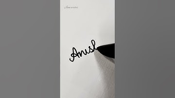 Cursive #cursive #cursivewriting  #handwriting #anisha  #satisfying