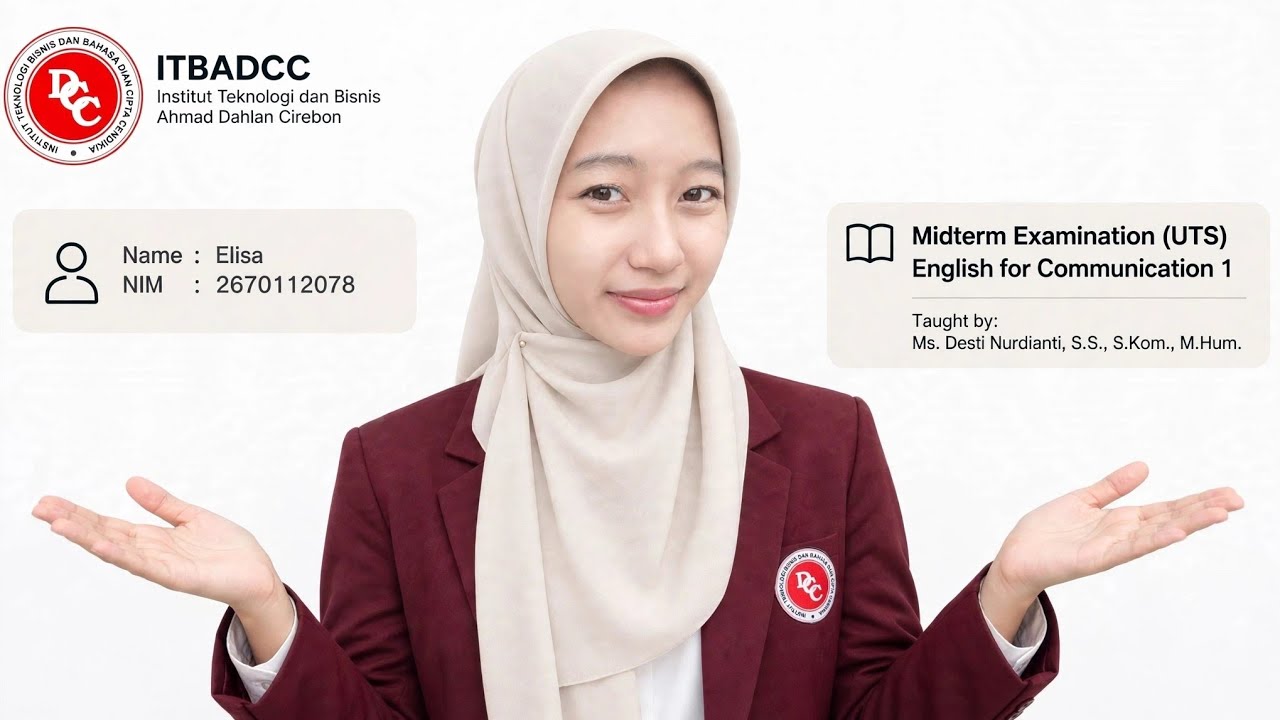 Midterm Examination (UTS) English for Communication 1 - Exam - YouTube