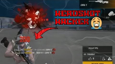Back And Back Double AWM Headshot Hacker!!! After Update!!! || In Training Ground ||